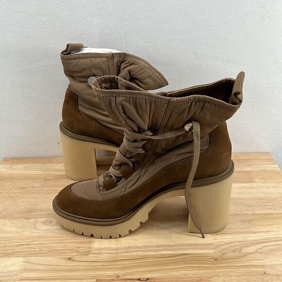 Dolce Vita Celida Boots- Tan Mulit Nylon - Size 8- NIB - Picture 4 of 7